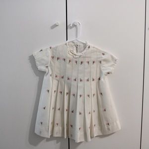 Vintage Dress w Floral Detail